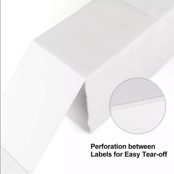 6,000 4x6 Fanfold Direct Thermal Shipping Labels fo - Picture 7 of 13